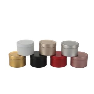 50ml Aluminum Can Colorful Candle Aluminum Jar Soy Wax Aromatherapy Aluminum Box