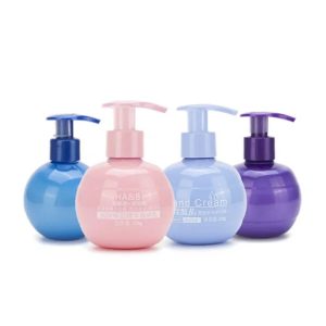 Cute Spherical Hand Cream Empty Bottle Custom 6oz PET Bottle Colorful