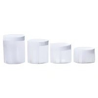 PET Plastic Wide Mouth Jar 83mm Neck Transparent Plastic Jar with Lid