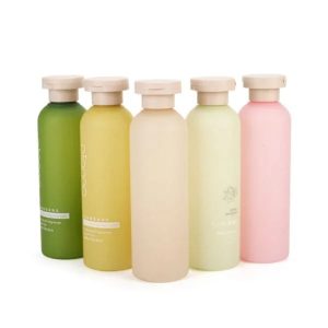 200ml Soft Touch PE Hemp Seed Oil Bottle Body Lotion Flip Top Bottle Custom Wholesale