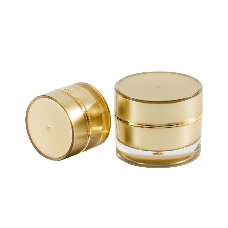 Luxury Straight Round Acrylic Moisturizing Cream Small Jar 5g-50g