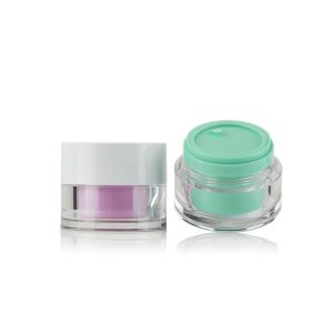 Refillable Moisturizer Acrylic Jar Customize Packaging Container