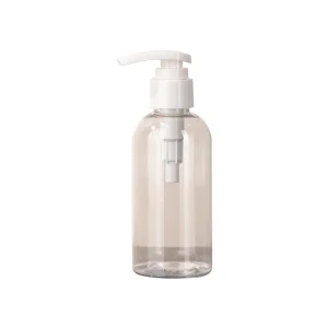 500ml PET Short and Fat Cylinder Bottle Makeup Remover Oil Bottle Supplier in Chin