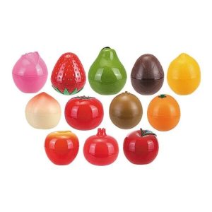 Fruit Strawberry Peach Cherry Pomegranate Aloe Vera Lemon Moisturizer Jar