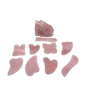 Cheek Lift wth Gua Sha Natural Crystalline Jade
