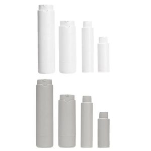 Refillable Fresh UV Protection Emulsion Sunscreen Airless Bottles Custom