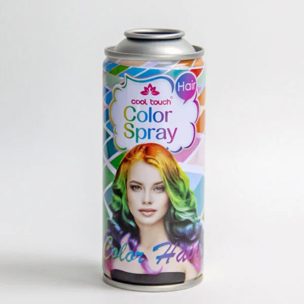 Hair Spray Aerosol Bottle Hair Dye Can Tinplate Plastic Dry Glue Bottle Spray Empty Tin Can - Image 2