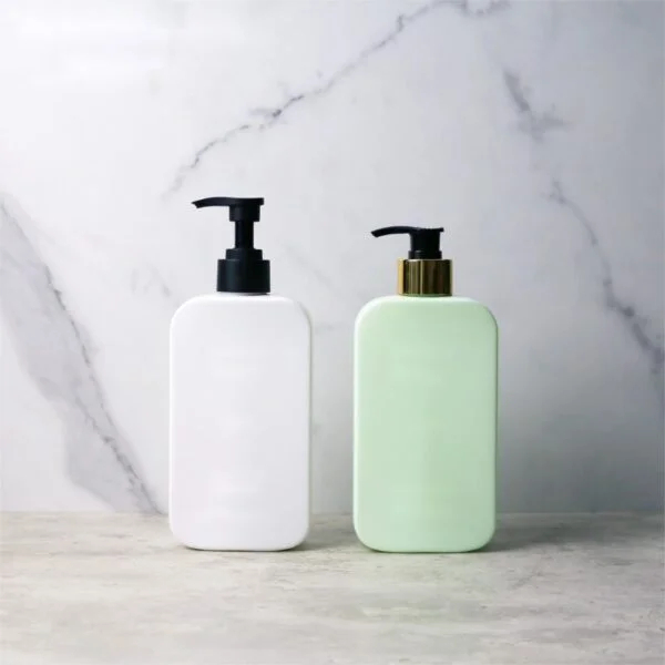 Flat Hair Care PE Bottle with Pump China Supplier - Image 2