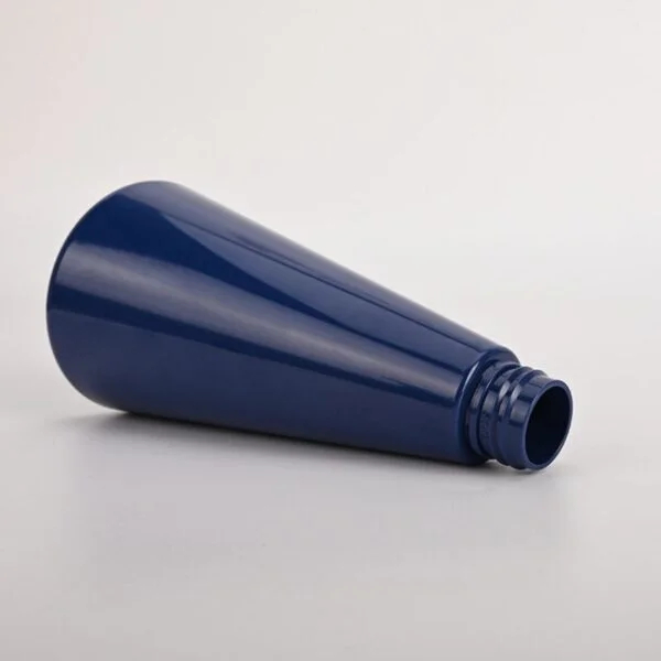 8oz Blue Conical Shaped Lotion Bottle Customized Container in China Manufacturer - Image 2