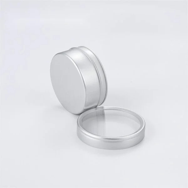 40G Transparent Window Fenestration Aluminum Nail Can Jewelry Storage Container - Image 2