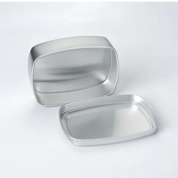 5oz Rectangular Aluminum Soap Candy Metal Hair Wax Sewing Jar - Image 2