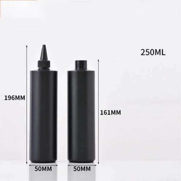 Black Light Resistant Extrusion Bottle UV Adhesive Nail Glue Cosmetic Bottle with Tip Cap - Image 3