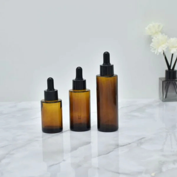 Ambar 30ML 40ML 60ML Glass Oil Bottle Essence Dropper Bottle - Image 3