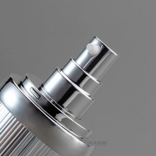 Silver Acrylic Brush Airless Bottle Set High Quality Cream Packaging Custom - Image 3