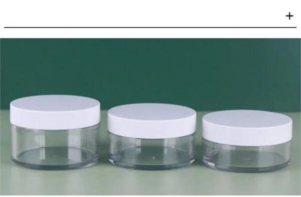 Thick Wall PET Cream Jar Wide Mouth Jar Custom Skincare Container Packaging - Image 3