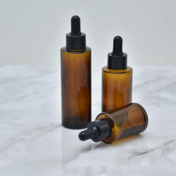 Ambar 30ML 40ML 60ML Glass Oil Bottle Essence Dropper Bottle - Image 4