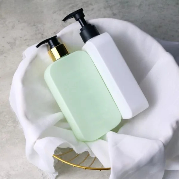 Flat Hair Care PE Bottle with Pump China Supplier - Image 3