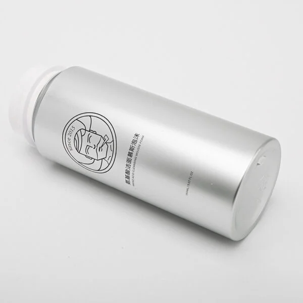 Luxury Cleanser Foam Bottle Gold Wash Foam Bottle Silver Mousse Bottle Custom - Image 4