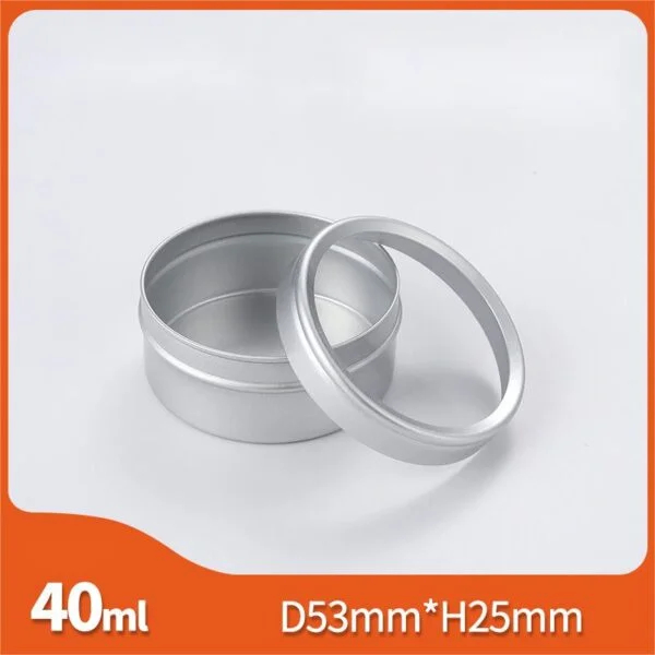 40G Transparent Window Fenestration Aluminum Nail Can Jewelry Storage Container - Image 4