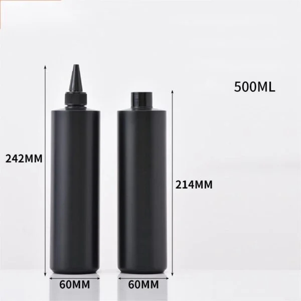 Black Light Resistant Extrusion Bottle UV Adhesive Nail Glue Cosmetic Bottle with Tip Cap - Image 4