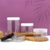 PET Plastic Wide Mouth Jar 83mm Neck Transparent Plastic Jar with Lid - Image 4