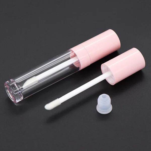 Pink Lip Gloss Bottle Manufacture for Cosmetic Packaging - Image 2