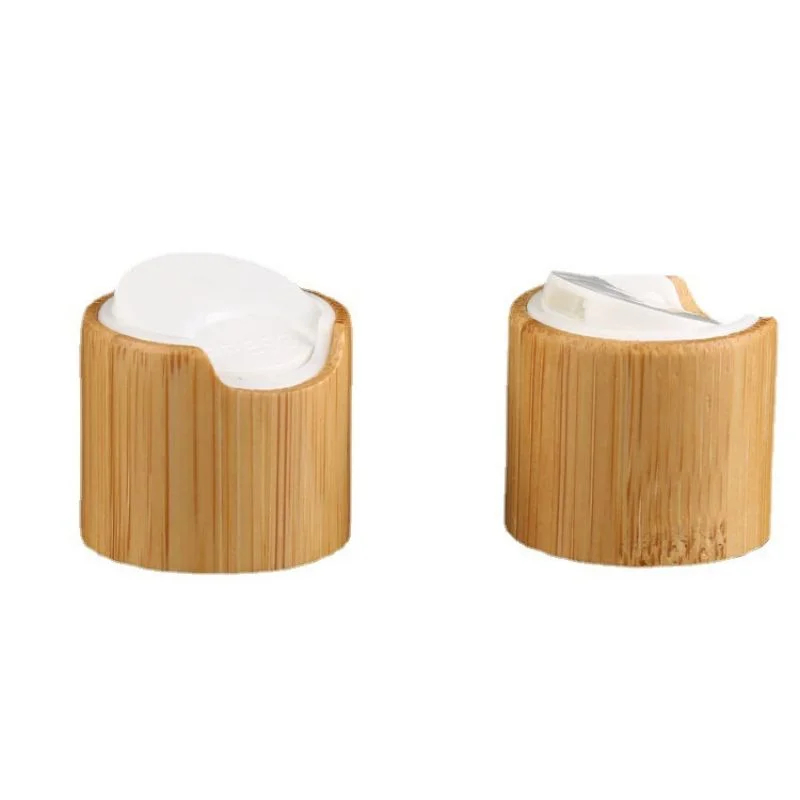 Bamboo Disc Cap for Cosmetic Packaging - Image 2