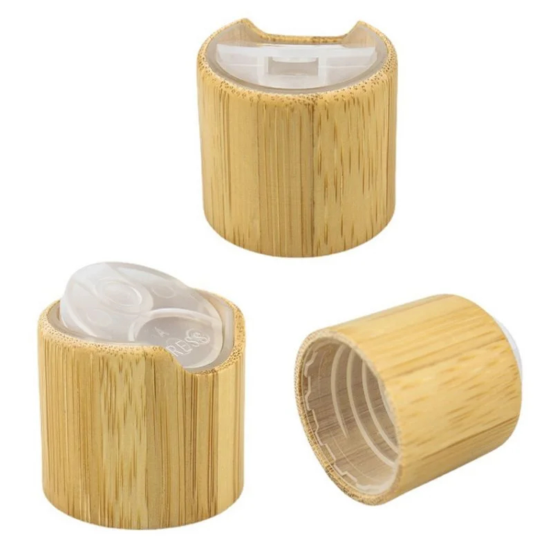 Bamboo Disc Cap for Cosmetic Packaging - Image 3