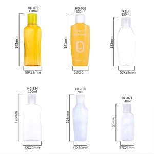Personalized Plastic Bottle Bulk for Cosmetic Packaging