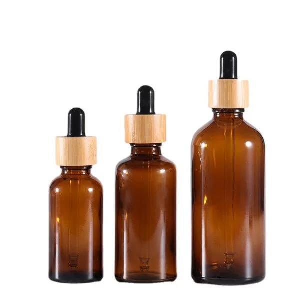 Glass Bottle with Bamboo Lid Wholesale - Image 2