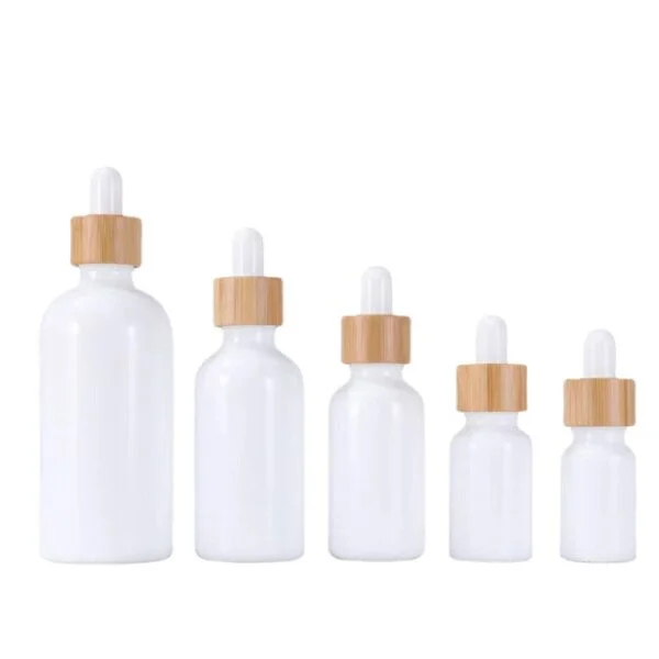 Glass Bottle with Bamboo Lid Wholesale - Image 3
