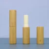 Eco Friendly Lip Balm Tubes for Bamboo Cosmetic Packaging - Image 3