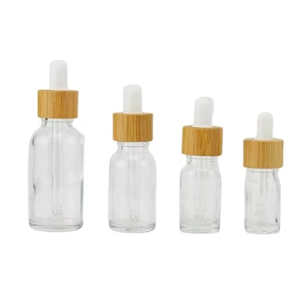 Glass Bottle with Bamboo Lid Wholesale - Image 4